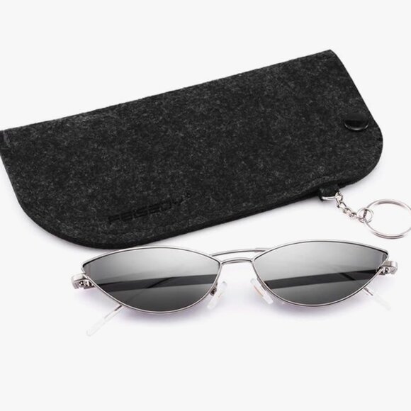 Fashion Designer Sunglasses Retro Small Petals Shape Arc Temple Design B2298 - Picture 6 of 6